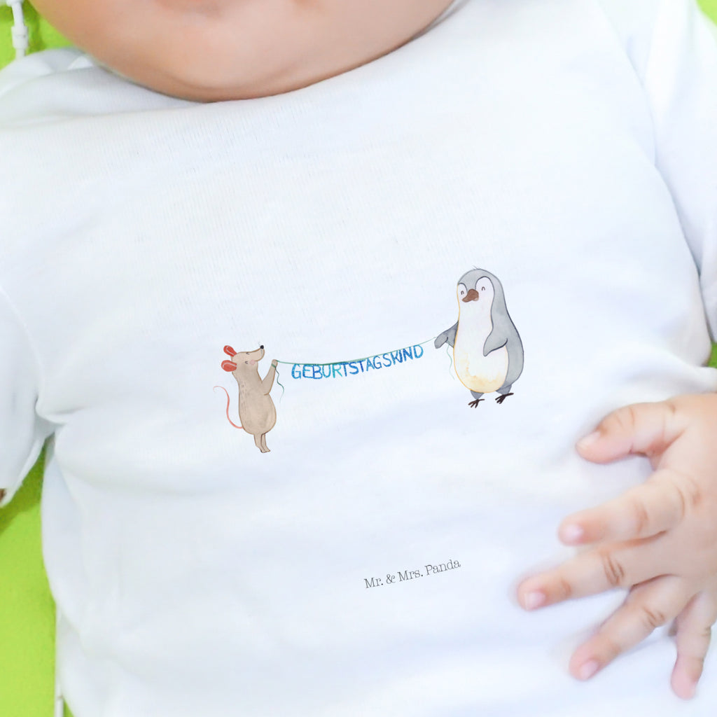 12-18 Monate Baby Longsleeve Maus Pinguin Geburtstag Mädchen, Jungen, Baby, Langarm, Bio, Kleidung, Geburtstag, Geburtstagsgeschenk, Geschenk, Maus, Pinguin, Geburtstage, Happy Birthday, Geburtstagsfeier