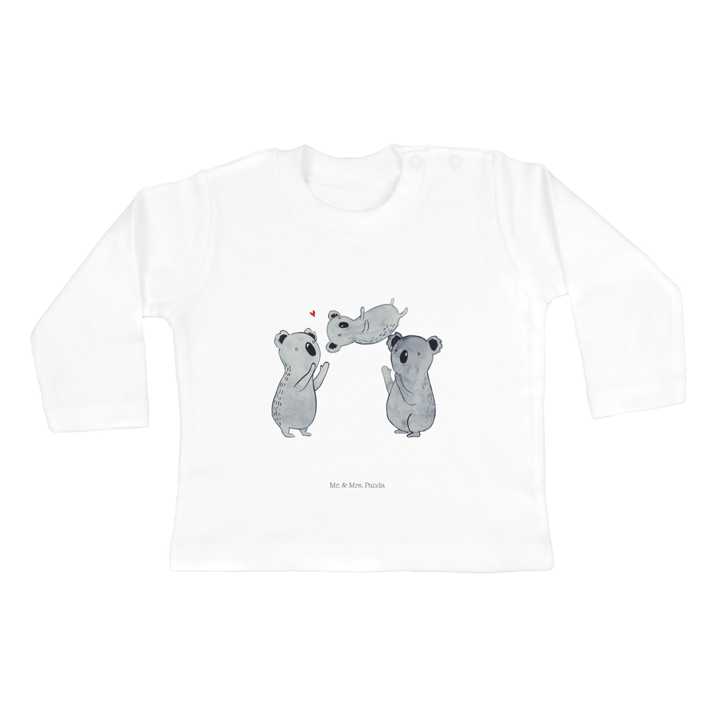 6-12 Monate Baby Longsleeve Koala Feiern Sich Mädchen, Jungen, Baby, Longsleeve, Langarm, Bio, Kleidung, uni, Langarmshirt, Geburtstag, Geburtstagsgeschenk, Geschenk, Koala, Familie, Kind, Eltern, Herz, Liebe
