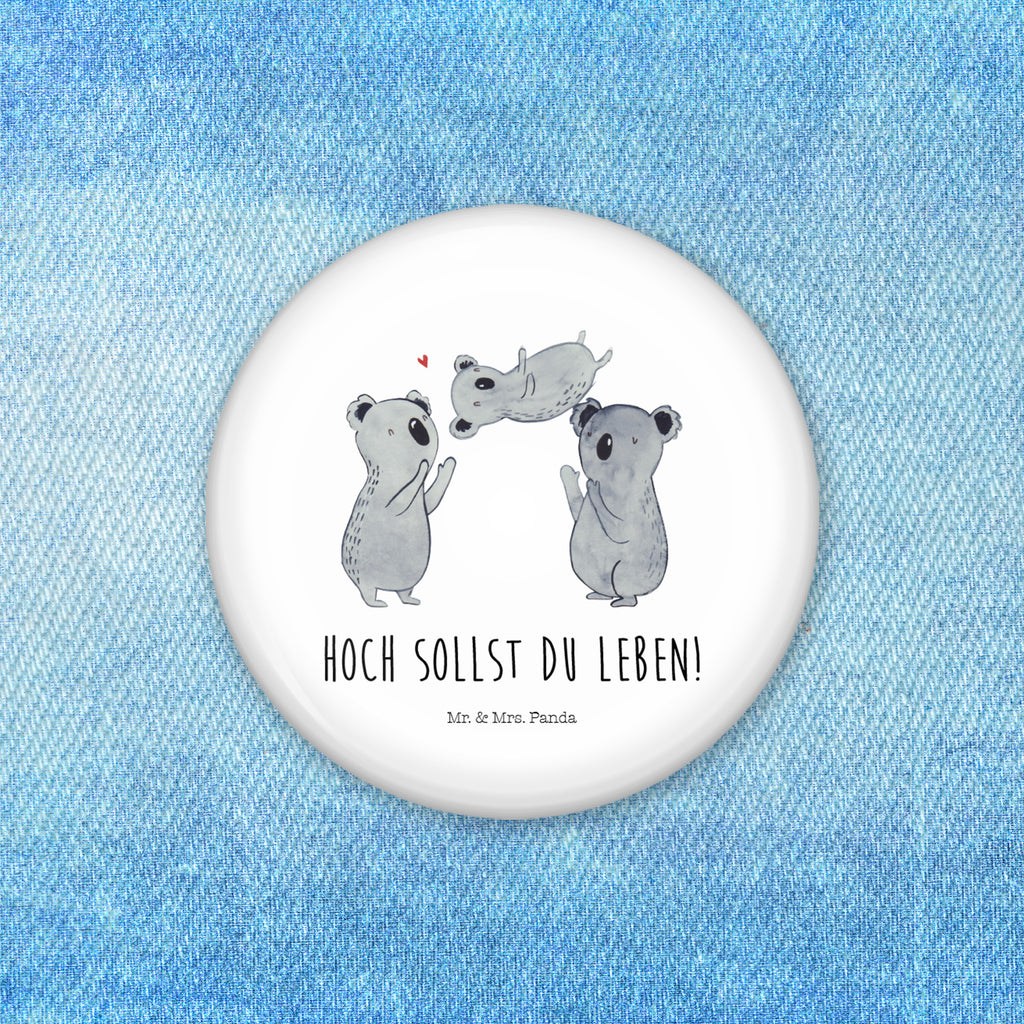 50mm Button Koala Feiern Sich 50mm Button, Button, Pin, Anstecknadel, Geburtstag, Geburtstagsgeschenk, Geschenk, Koala, Familie, Kind, Eltern, Herz, Liebe