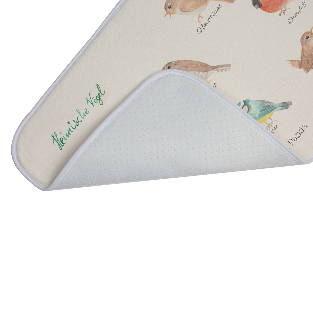 Badvorleger Heimische Vögel Badematte, Badteppich, Duschvorleger, Badezimmerteppich, Badezimmermatte, Badvorleger, Duschmatte, Duschteppich, Blumen Deko, Frühlings Deko, Sommer Deko, Dekoration, positive Botschaft, Naturliebhaber, Outdoor, Natur, Abenteuer, Vögel, Heimische Vögel