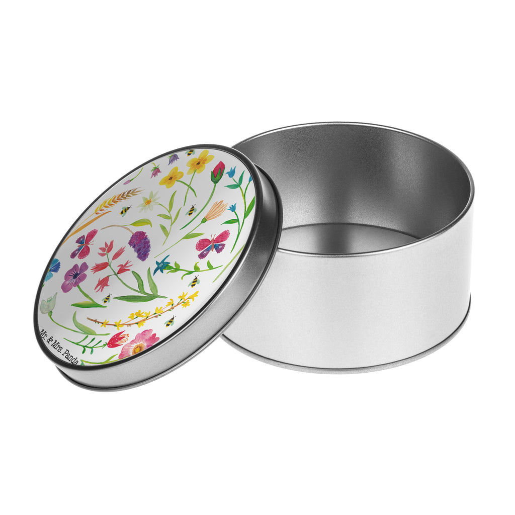 Blechdose rund Frühling Metalldose, Keksdose, Dose, Vorratsdose, Geschenkbox, Blumen Deko, Frühlings Deko, Sommer Deko, Dekoration, positive Botschaft, Naturliebhaber, Outdoor, Natur, Abenteuer, Frühling, Jahreszeit Motiv, Deko Wohnung, Geschenk Gärtner, Blumen, Naturmotiv, März, April, Mai