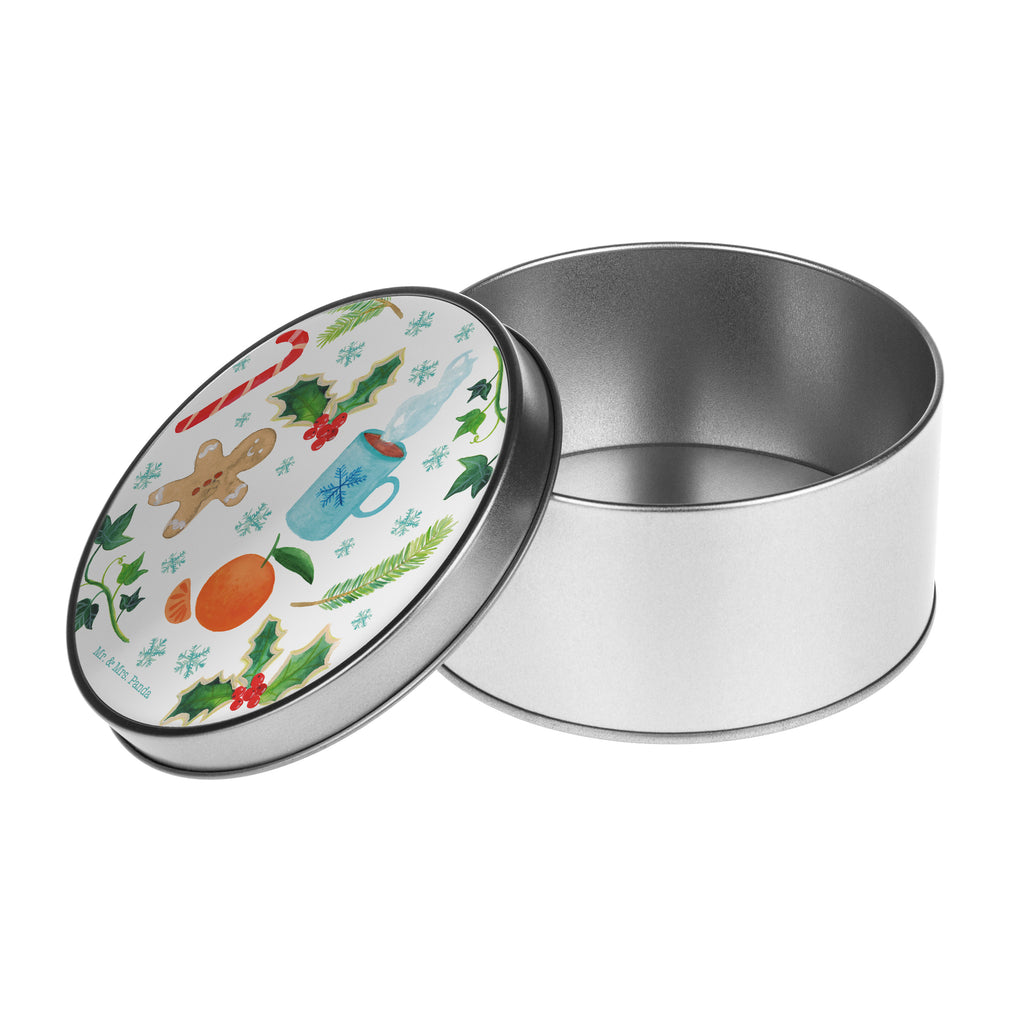Blechdose rund Winter Metalldose, Keksdose, Dose, Vorratsdose, Geschenkbox, Blumen Deko, Frühlings Deko, Sommer Deko, Dekoration, positive Botschaft, Naturliebhaber, Outdoor, Natur, Abenteuer, Wintermotiv, Winter, Jahreszeit, Stutenkerl, Lebkuchen, Geschenk Weihnachten, Dezember Geburtstag, Schnee, kalt, Kälte