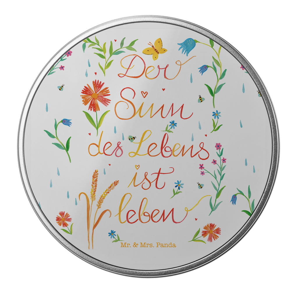 Blechdose rund Sinn des Lebens Metalldose, Keksdose, Dose, Vorratsdose, Geschenkbox, Blumen Deko, Frühlings Deko, Sommer Deko, Dekoration, positive Botschaft, Naturliebhaber, Outdoor, Natur, Abenteuer, Sinn des Lebens, Leben, Sinn, Lebensinhalt, Motivation, Zitat, Spruch, Caspar