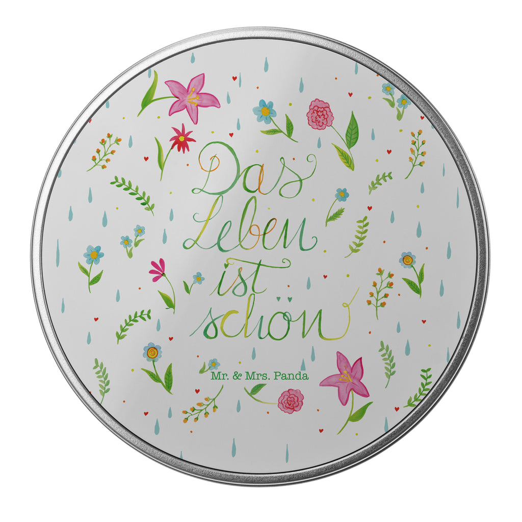 Blechdose rund Blumen Das Leben ist schön Metalldose, Keksdose, Dose, Vorratsdose, Geschenkbox, Blumen Deko, Frühlings Deko, Sommer Deko, Dekoration, positive Botschaft, Naturliebhaber, Outdoor, Natur, Abenteuer, Blumen, Blümchen, Das Leben ist schön, Spruch über das Leben, Motivation Spruch, fröhlich sein, glücklich sein