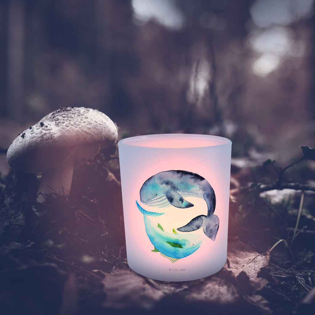 Windlicht Walfisch & Thunfisch Windlicht Glas, Teelichtglas, Teelichthalter, Teelichter, Kerzenglas, Windlicht Kerze, Kerzenlicht, Tiermotive, Gute Laune, lustige Sprüche, Tiere, Wal, Wahl, Tunfisch, Wortwitz lustig, Spruch lustig, Flachwitz, Witz, Spruch des Tages, Flachwitz Geschenk