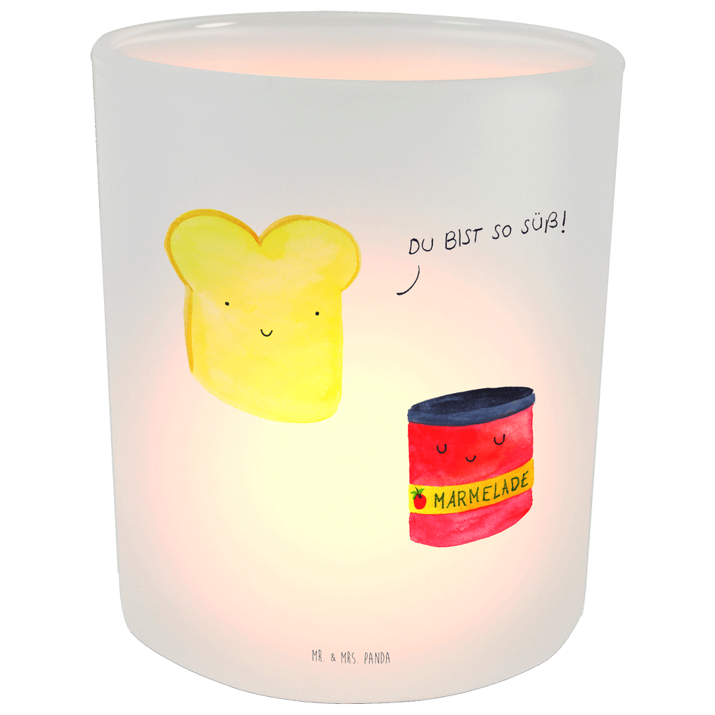 Windlicht Toast & Marmelade Windlicht Glas, Teelichtglas, Teelichthalter, Teelichter, Kerzenglas, Windlicht Kerze, Kerzenlicht, Tiermotive, Gute Laune, lustige Sprüche, Tiere, Toast, Marmelade, Dreamteam, süße Postkarte, süß, Küche Deko, Küche Spruch, Frühstück Einladung, Brot, Toastbrot