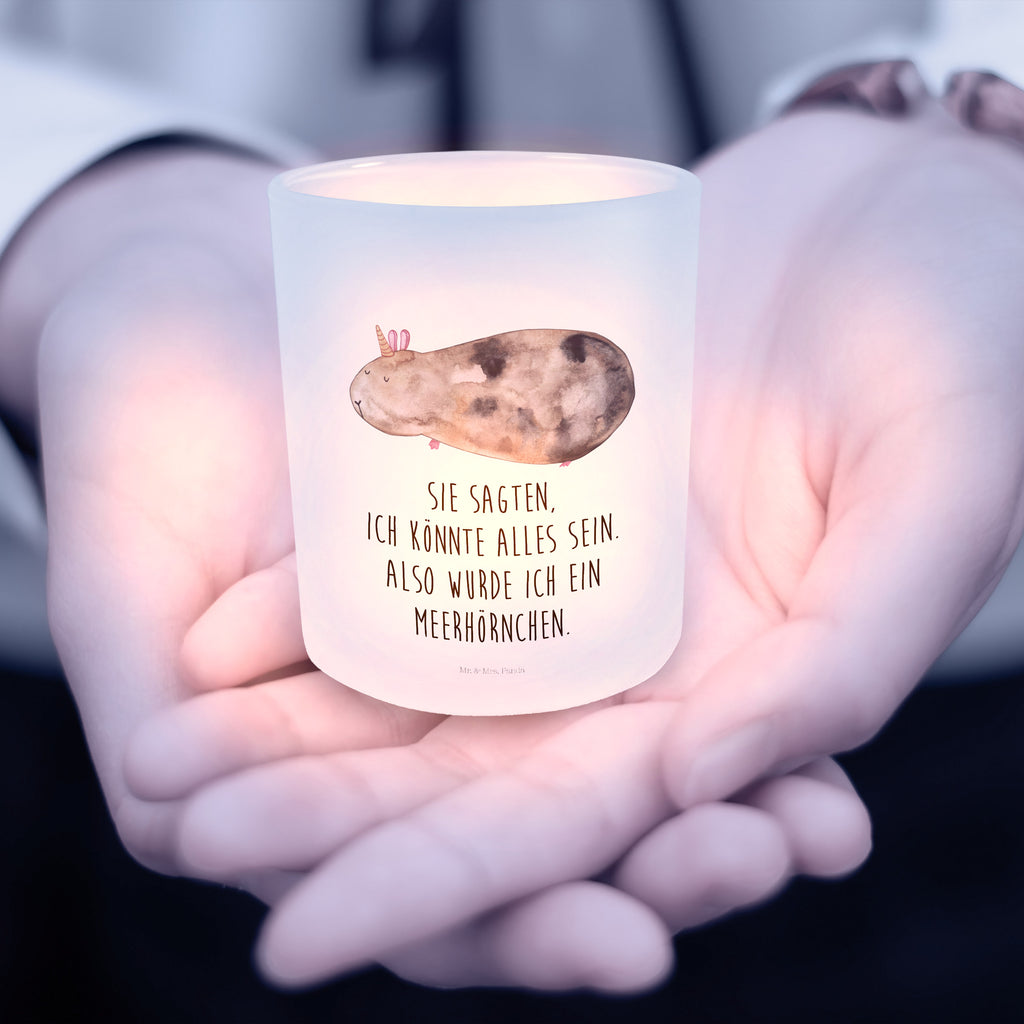 Windlicht Meerhörnchen Windlicht Glas, Teelichtglas, Teelichthalter, Teelichter, Kerzenglas, Windlicht Kerze, Kerzenlicht, Einhorn, Einhörner, Einhorn Deko, Pegasus, Unicorn, Meerhörnchen, Meericorn, Meerschwein, Meerschweinchen