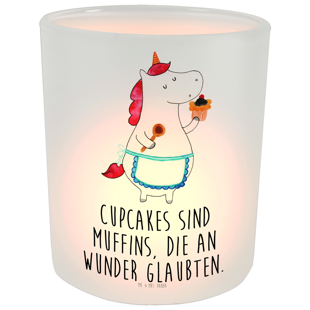 Windlicht Einhorn Küchenfee Windlicht Glas, Teelichtglas, Teelichthalter, Teelichter, Kerzenglas, Windlicht Kerze, Kerzenlicht, Einhorn, Einhörner, Einhorn Deko, Pegasus, Unicorn, backen, Muffin, Motivation, Träumer, träumen, Bäckerin, Hobbykoch, Koch, Torte, Kuchen