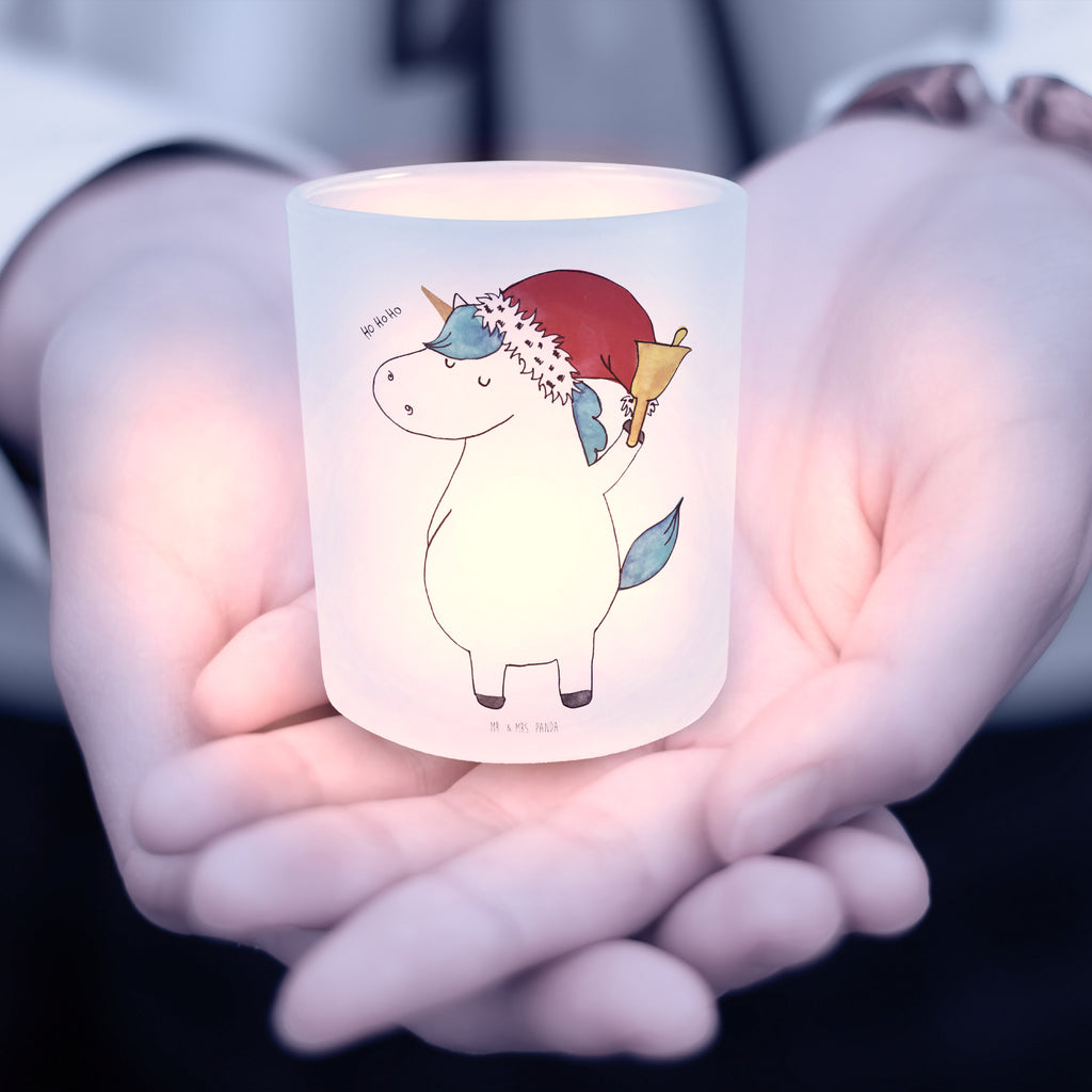 Windlicht Einhorn Weihnachtsmann Windlicht Glas, Teelichtglas, Teelichthalter, Teelichter, Kerzenglas, Windlicht Kerze, Kerzenlicht, Einhorn, Einhörner, Einhorn Deko, Pegasus, Unicorn, Gin, Schokolade, Schoki, Weihnachten, Weihnachtsmann, Nikolaus, Wunschzettel, Wunschliste, Feenstaub