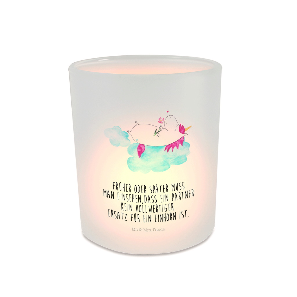 Windlicht Einhorn verliebt auf Wolke Windlicht Glas, Teelichtglas, Teelichthalter, Teelichter, Kerzenglas, Windlicht Kerze, Kerzenlicht, Einhorn, Einhörner, Einhorn Deko, Pegasus, Unicorn, verliebt, Liebe, Liebesbeweis, Freundin, Wolke