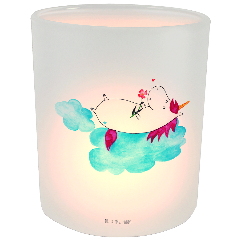 Windlicht Einhorn verliebt auf Wolke Windlicht Glas, Teelichtglas, Teelichthalter, Teelichter, Kerzenglas, Windlicht Kerze, Kerzenlicht, Einhorn, Einhörner, Einhorn Deko, Pegasus, Unicorn, verliebt, Liebe, Liebesbeweis, Freundin, Wolke