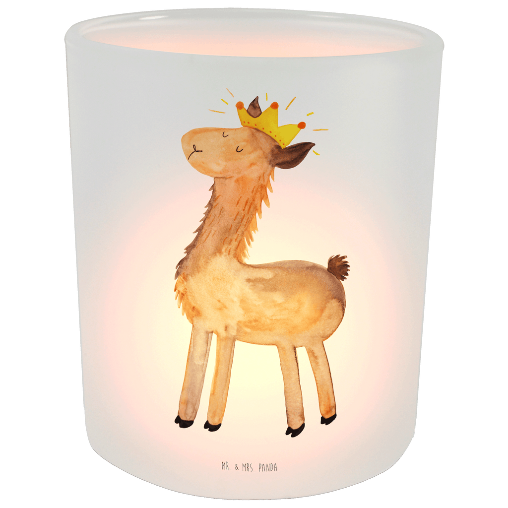 Windlicht Lama König Windlicht Glas, Teelichtglas, Teelichthalter, Teelichter, Kerzenglas, Windlicht Kerze, Kerzenlicht, Lama, Alpaka, Lamas, König, Königin, Freundin, Mama, Papa, Büro Kollege, Kollegin, Chef, Vorgesetzter, Abi, Abitur