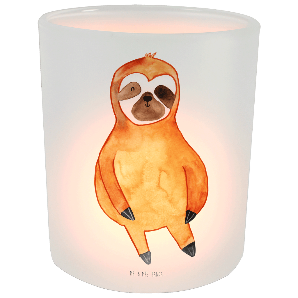 Windlicht Faultier Zufrieden Windlicht Glas, Teelichtglas, Teelichthalter, Teelichter, Kerzenglas, Windlicht Kerze, Kerzenlicht, Faultier, Faultier Geschenk, Faultier Deko, Faultiere, faul, Lieblingstier, Pause, relaxen, Glück, glücklich, zufrieden, happy, Zufriedenheit, Gelassenheit, Ruhe, Frieden