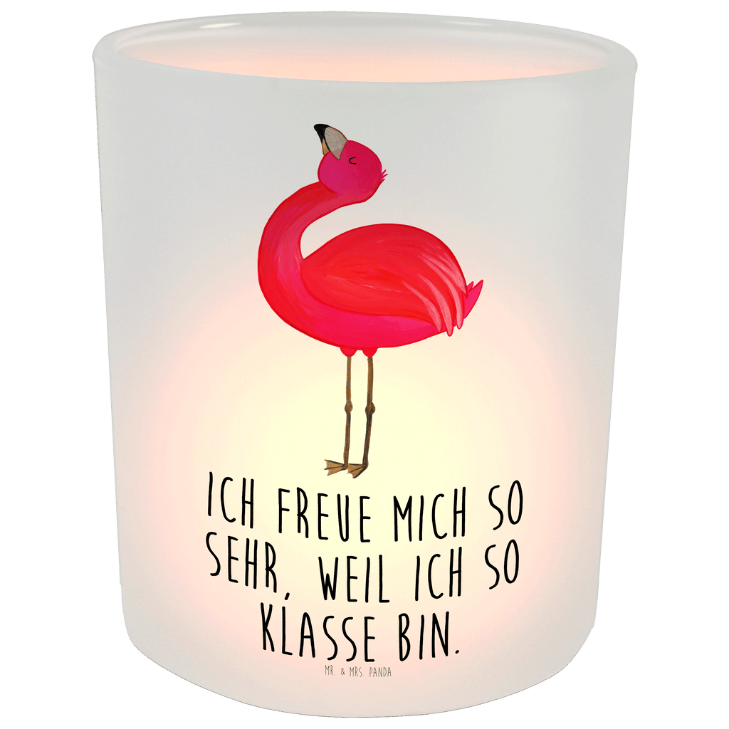 Windlicht Flamingo stolz Windlicht Glas, Teelichtglas, Teelichthalter, Teelichter, Kerzenglas, Windlicht Kerze, Kerzenlicht, Flamingo, stolz, Freude, Selbstliebe, Selbstakzeptanz, Freundin, beste Freundin, Tochter, Mama, Schwester