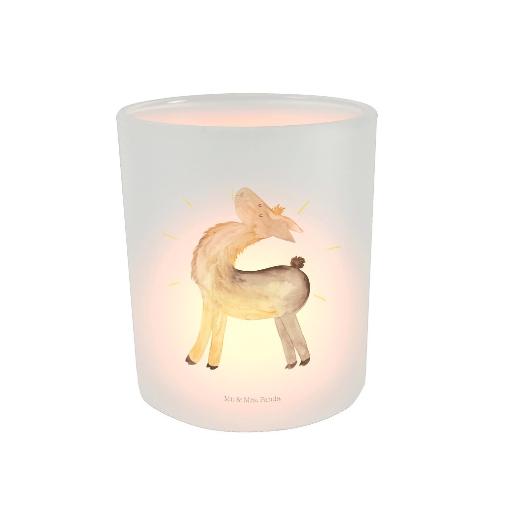 Windlicht Lama stolz Windlicht Glas, Teelichtglas, Teelichthalter, Teelichter, Kerzenglas, Windlicht Kerze, Kerzenlicht, Lama, Alpaka, Lamas, Außenseiter, Anders, Neustart, stolz, Hippie, Freundin, Freundinnen, beste Freundin, Kumpel, Familie, Family