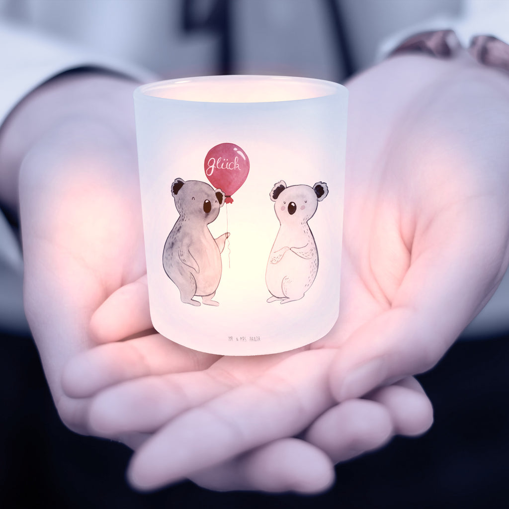 Windlicht Koala Luftballon Windlicht Glas, Teelichtglas, Teelichthalter, Teelichter, Kerzenglas, Windlicht Kerze, Kerzenlicht, Koala, Koalabär, Luftballon, Party, Geburtstag, Geschenk