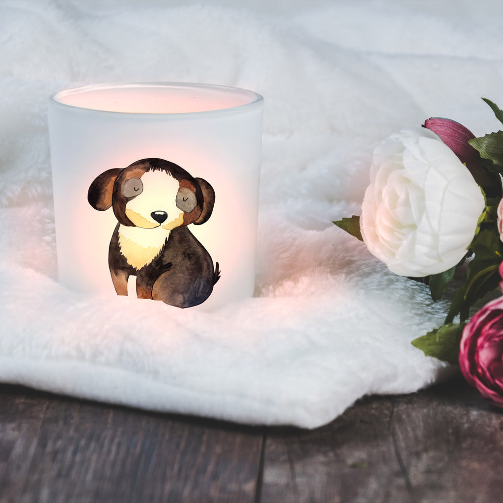 Windlicht Hund entspannt Windlicht Glas, Teelichtglas, Teelichthalter, Teelichter, Kerzenglas, Windlicht Kerze, Kerzenlicht, Hund, Hundemotiv, Haustier, Hunderasse, Tierliebhaber, Hundebesitzer, Sprüche, schwarzer Hund, Hundeliebe, Liebe, Hundeglück
