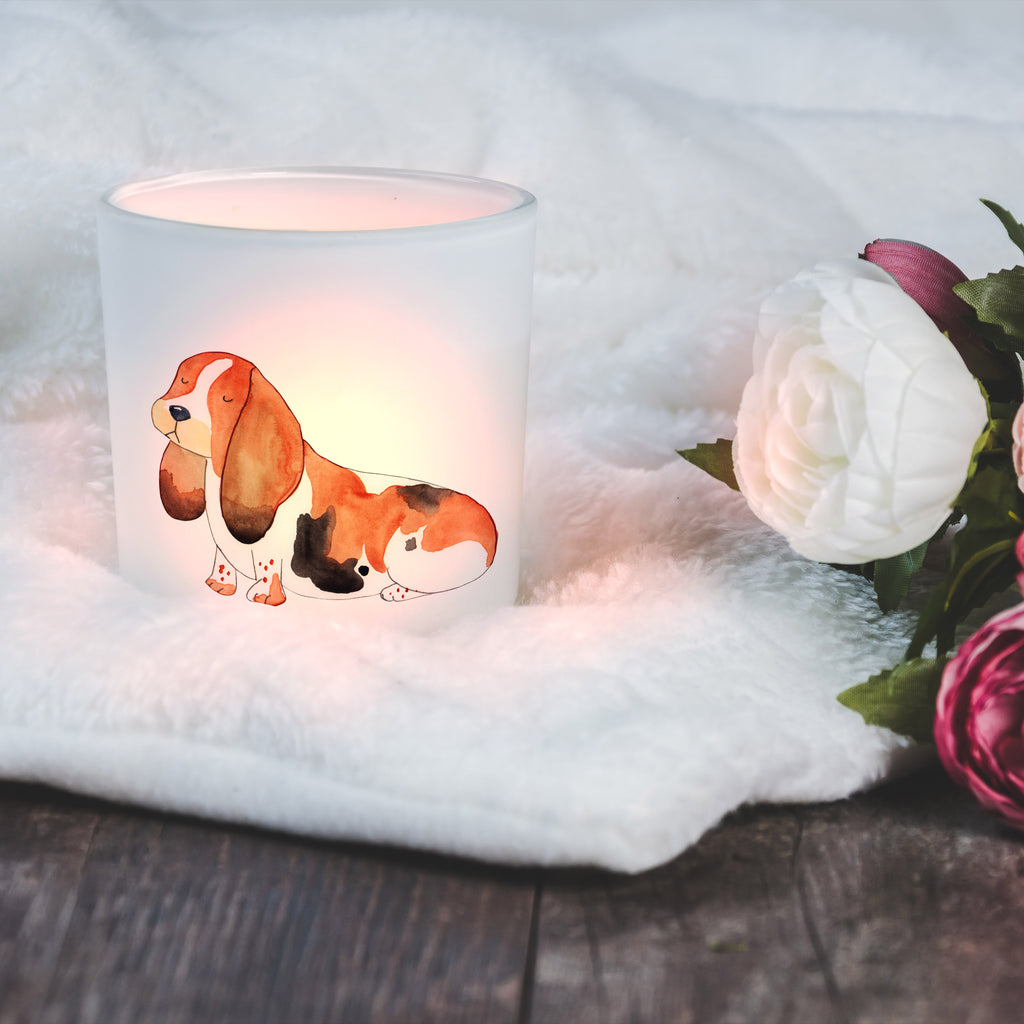 Windlicht Hund Basset Hound Windlicht Glas, Teelichtglas, Teelichthalter, Teelichter, Kerzenglas, Windlicht Kerze, Kerzenlicht, Hund, Hundemotiv, Haustier, Hunderasse, Tierliebhaber, Hundebesitzer, Sprüche, Basset Hound, Basset, Hundeliebe, kinderlos