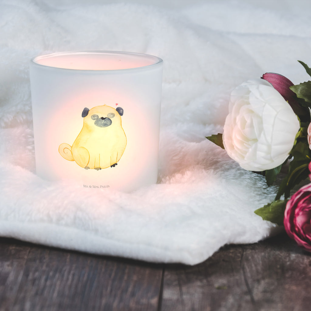 Windlicht Mops Windlicht Glas, Teelichtglas, Teelichthalter, Teelichter, Kerzenglas, Windlicht Kerze, Kerzenlicht, Hund, Hundemotiv, Haustier, Hunderasse, Tierliebhaber, Hundebesitzer, Sprüche, Mops, Liebe, Hundeliebe