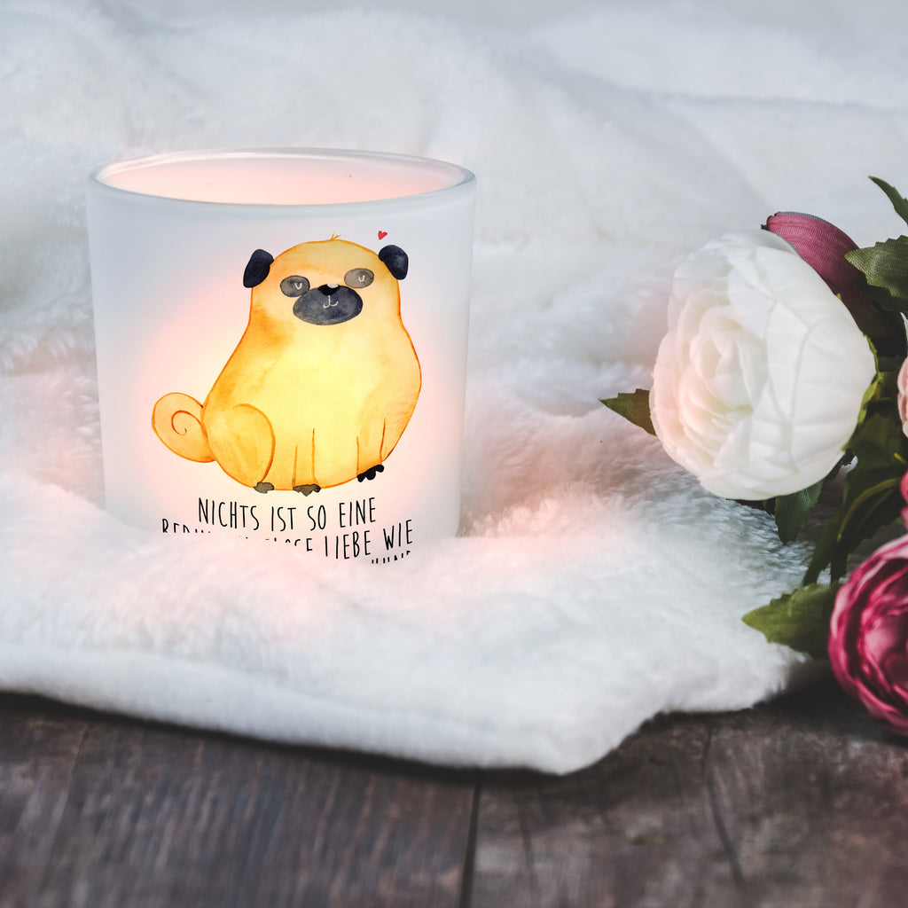 Windlicht Mops Windlicht Glas, Teelichtglas, Teelichthalter, Teelichter, Kerzenglas, Windlicht Kerze, Kerzenlicht, Hund, Hundemotiv, Haustier, Hunderasse, Tierliebhaber, Hundebesitzer, Sprüche, Mops, Liebe, Hundeliebe