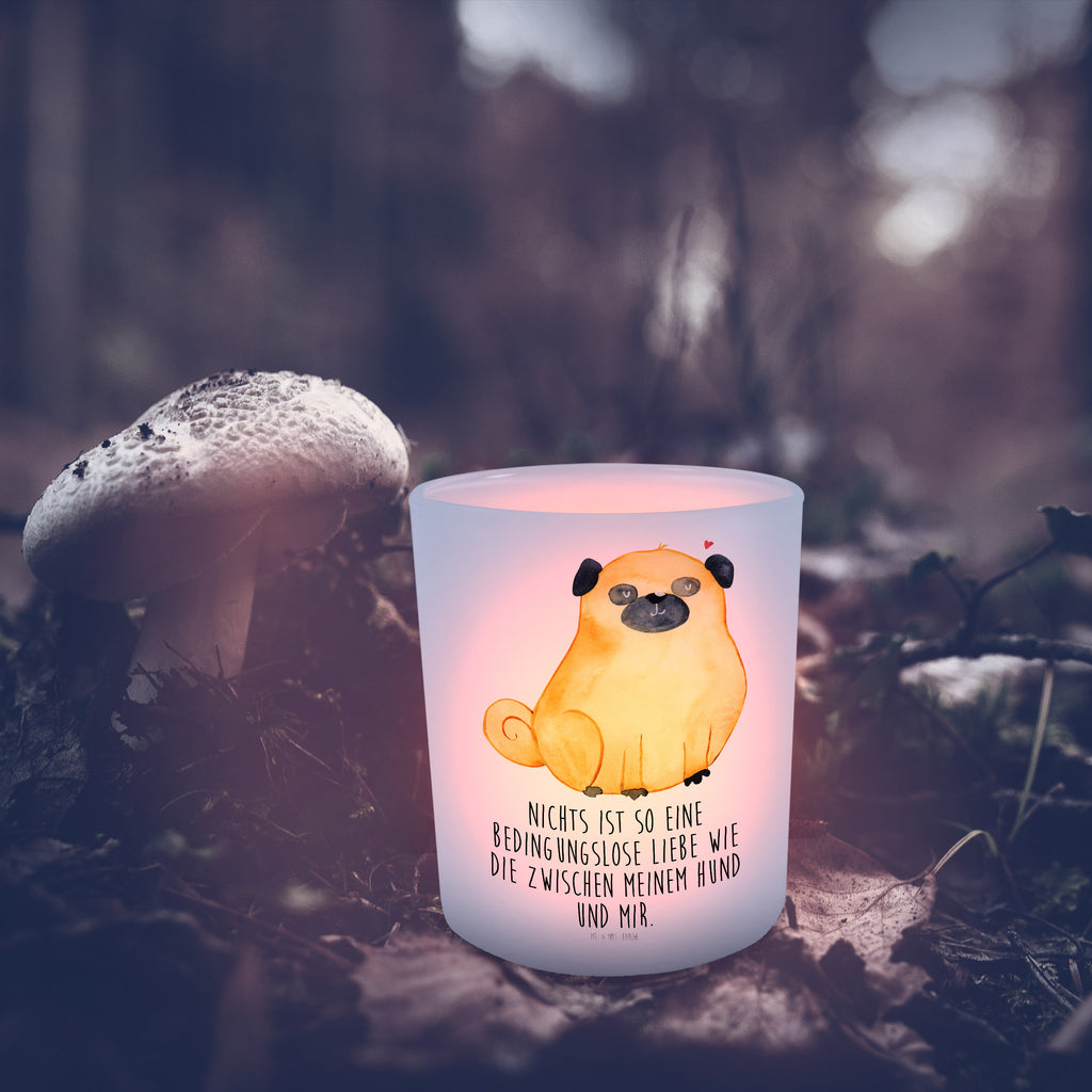 Windlicht Mops Windlicht Glas, Teelichtglas, Teelichthalter, Teelichter, Kerzenglas, Windlicht Kerze, Kerzenlicht, Hund, Hundemotiv, Haustier, Hunderasse, Tierliebhaber, Hundebesitzer, Sprüche, Mops, Liebe, Hundeliebe