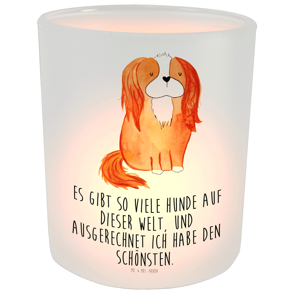 Windlicht Cavalier King Charles Spaniel Windlicht Glas, Teelichtglas, Teelichthalter, Teelichter, Kerzenglas, Windlicht Kerze, Kerzenlicht, Hund, Hundemotiv, Haustier, Hunderasse, Tierliebhaber, Hundebesitzer, Sprüche, Cavalier King Charles Spaniel, Cockerspaniel, Spaniel, Spruch, schönster Hund