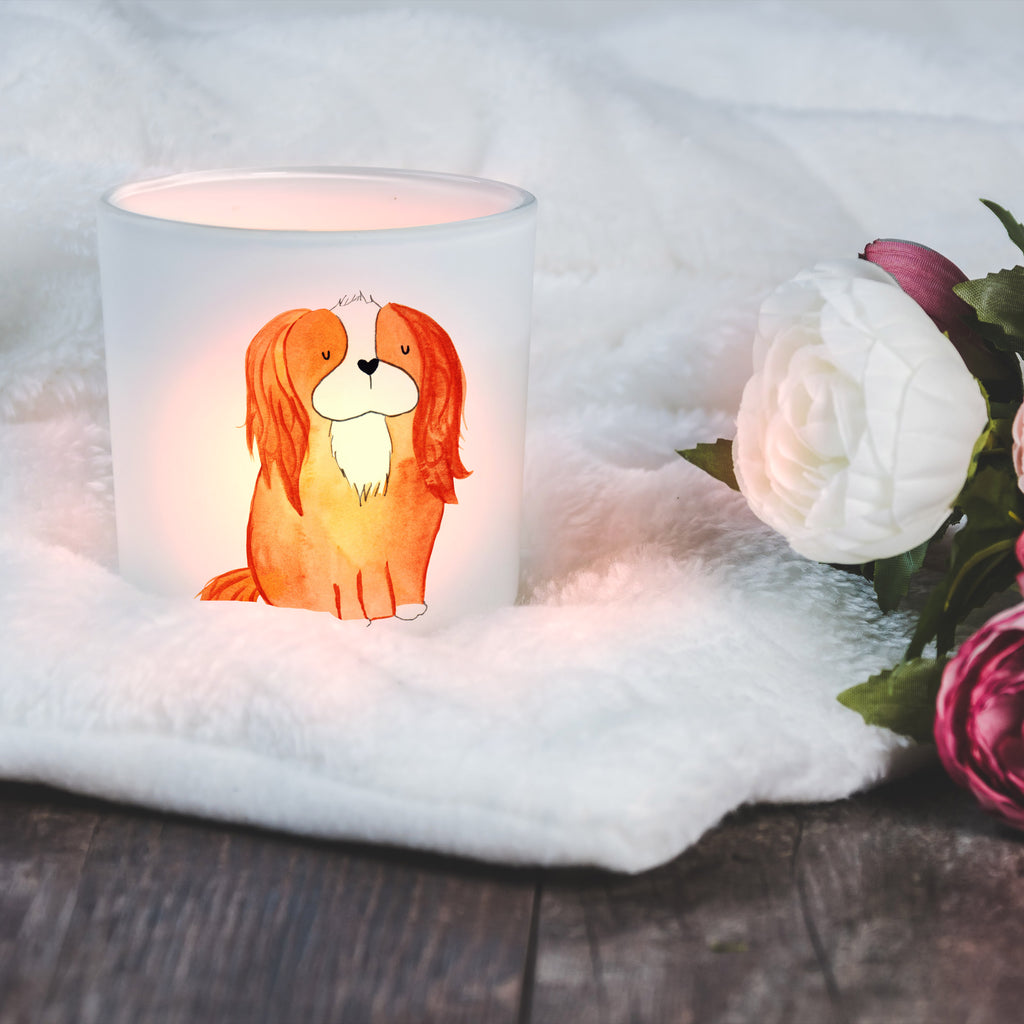Windlicht Cavalier King Charles Spaniel Windlicht Glas, Teelichtglas, Teelichthalter, Teelichter, Kerzenglas, Windlicht Kerze, Kerzenlicht, Hund, Hundemotiv, Haustier, Hunderasse, Tierliebhaber, Hundebesitzer, Sprüche, Cavalier King Charles Spaniel, Cockerspaniel, Spaniel, Spruch, schönster Hund