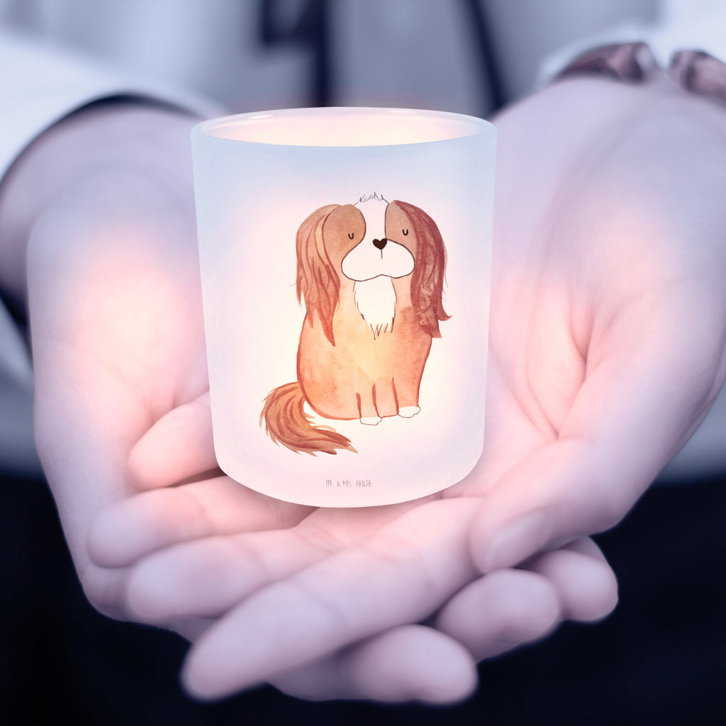 Windlicht Cavalier King Charles Spaniel Windlicht Glas, Teelichtglas, Teelichthalter, Teelichter, Kerzenglas, Windlicht Kerze, Kerzenlicht, Hund, Hundemotiv, Haustier, Hunderasse, Tierliebhaber, Hundebesitzer, Sprüche, Cavalier King Charles Spaniel, Cockerspaniel, Spaniel, Spruch, schönster Hund