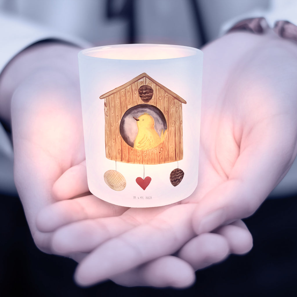 Windlicht Vogelhaus Windlicht Glas, Teelichtglas, Teelichthalter, Teelichter, Kerzenglas, Windlicht Kerze, Kerzenlicht, Tiermotive, Gute Laune, lustige Sprüche, Tiere, Vogel, Vögel, Vogelhaus, Vogelhäuschen, Home sweet home, Zuhause, Nest, Eigenheim, Familie, Wohnung, Haus, unser Haus, Lieblingsort, Castle