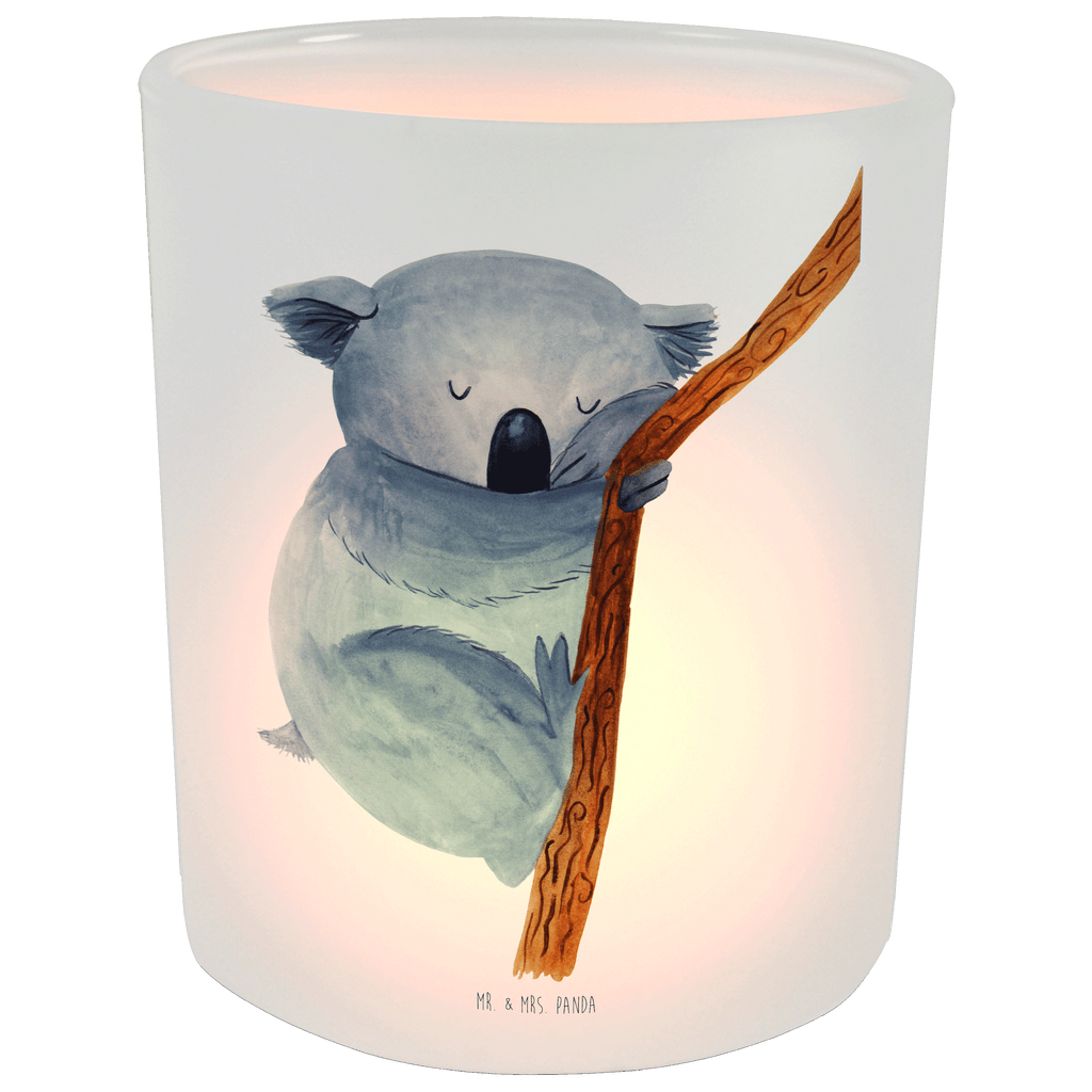 Windlicht Koalabär Windlicht Glas, Teelichtglas, Teelichthalter, Teelichter, Kerzenglas, Windlicht Kerze, Kerzenlicht, Tiermotive, Gute Laune, lustige Sprüche, Tiere, Koala, träumen, Traum, schlafen, Schlafzimmer, Traumland, Bär, Koalabär