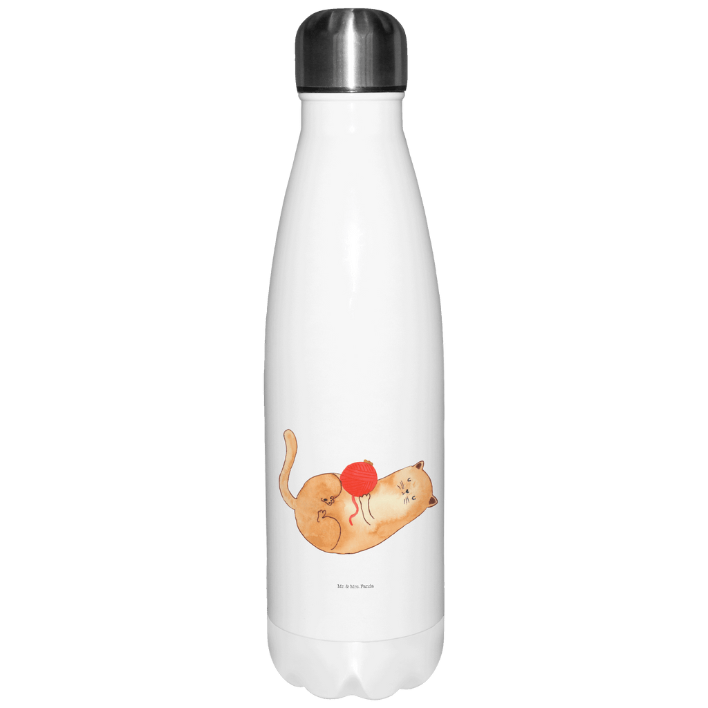 Thermosflasche Katzen Wollknäul Isolierflasche, Thermoflasche, Trinkflasche, Thermos, Edelstahl, Katze, Katzenmotiv, Katzenfan, Katzendeko, Katzenfreund, Katzenliebhaber, Katzenprodukte, Katzenartikel, Katzenaccessoires, Katzensouvenirs, Katzenliebhaberprodukte, Katzenmotive, Katzen, Kater, Mietze, Cat, Cats, Katzenhalter, Katzenbesitzerin, Haustier, Wollknäuel, Wolle, Spielen, Spiel, verspielt