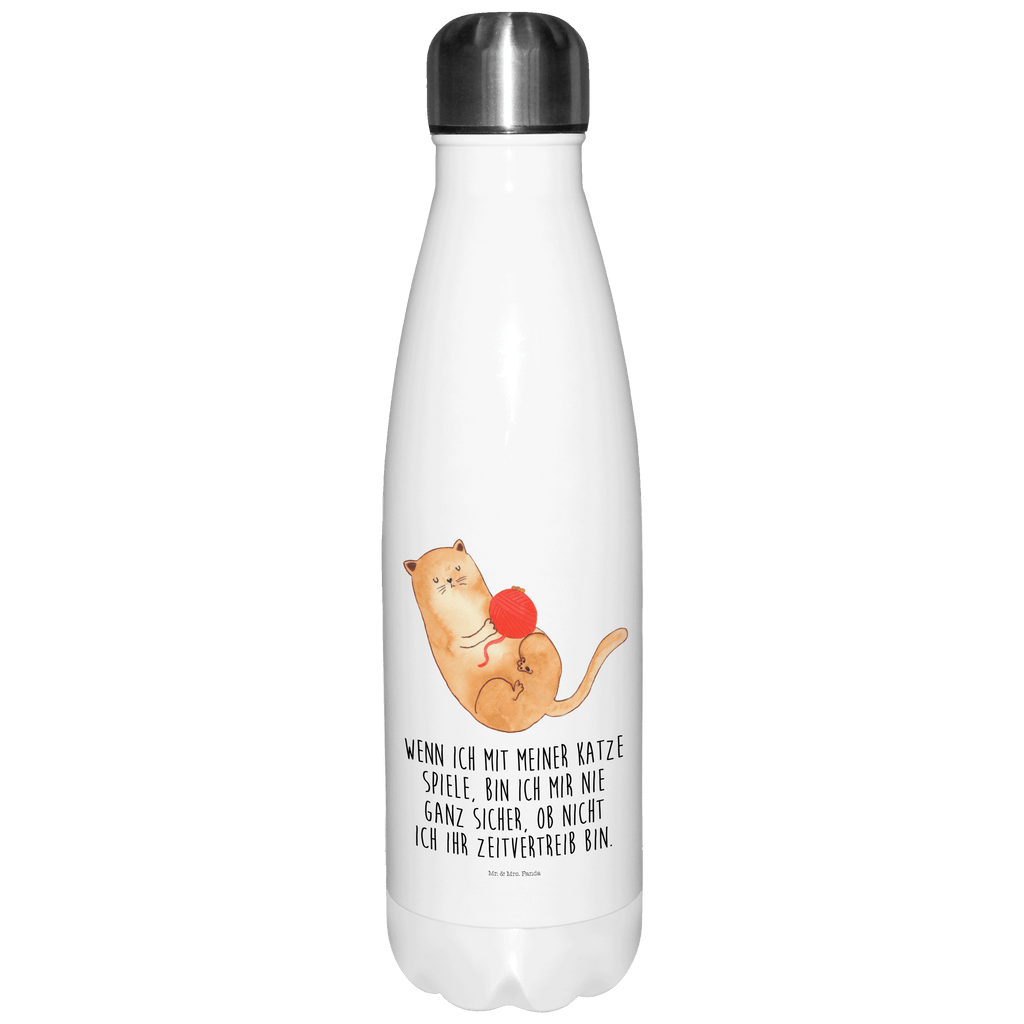 Thermosflasche Katzen Wollknäul Isolierflasche, Thermoflasche, Trinkflasche, Thermos, Edelstahl, Katze, Katzenmotiv, Katzenfan, Katzendeko, Katzenfreund, Katzenliebhaber, Katzenprodukte, Katzenartikel, Katzenaccessoires, Katzensouvenirs, Katzenliebhaberprodukte, Katzenmotive, Katzen, Kater, Mietze, Cat, Cats, Katzenhalter, Katzenbesitzerin, Haustier, Wollknäuel, Wolle, Spielen, Spiel, verspielt