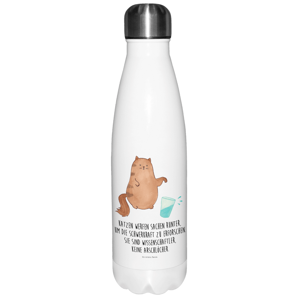 Thermosflasche Katze Wasserglas Isolierflasche, Thermoflasche, Trinkflasche, Thermos, Edelstahl, Katze, Katzenmotiv, Katzenfan, Katzendeko, Katzenfreund, Katzenliebhaber, Katzenprodukte, Katzenartikel, Katzenaccessoires, Katzensouvenirs, Katzenliebhaberprodukte, Katzenmotive, Katzen, Kater, Mietze, Cat, Cats, Katzenhalter, Katzenbesitzerin, Haustier, Wasser, Glas