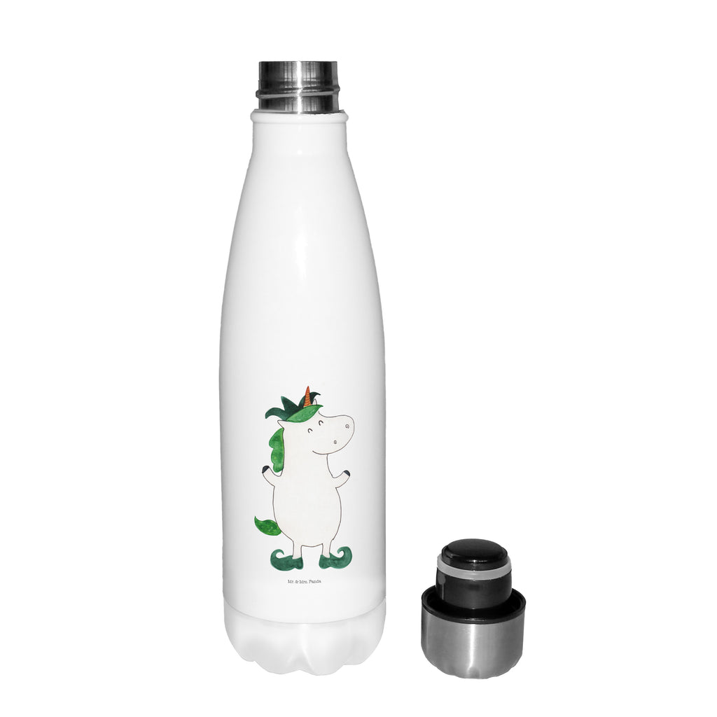 Thermosflasche Einhorn Joker Isolierflasche, Thermoflasche, Trinkflasche, Thermos, Edelstahl, Einhorn, Einhörner, Einhorn Deko, Pegasus, Unicorn, Hofnarr, Kasper, Gaukler, Mittelalter