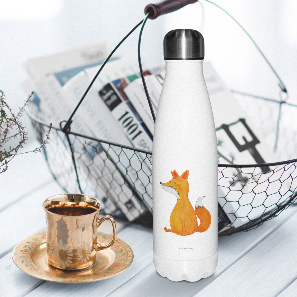 Thermosflasche Fuchshörnchen Isolierflasche, Thermoflasche, Trinkflasche, Thermos, Edelstahl, Einhorn, Einhörner, Einhorn Deko, Pegasus, Unicorn, Fuchs, Unicorns, Fuchshörnchen, Fuchshorn, Foxycorn, Füchse