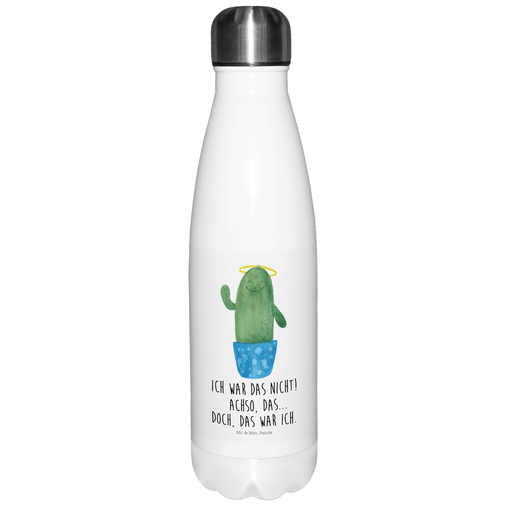 Thermosflasche Kaktus Heilig Isolierflasche, Thermoflasche, Trinkflasche, Thermos, Edelstahl, Kaktus, Kakteen, frech, lustig, Kind, Eltern, Familie, Bruder, Schwester, Schwestern, Freundin, Heiligenschein