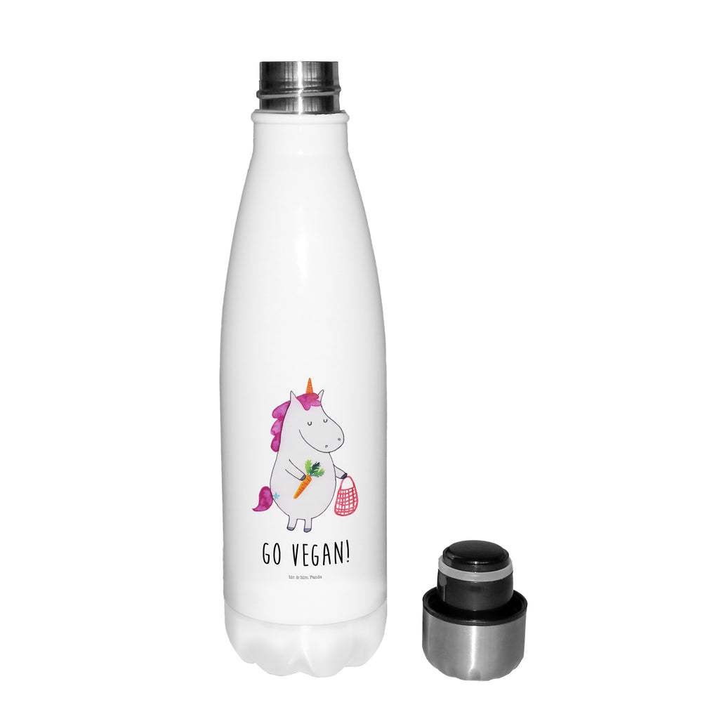 Thermosflasche Einhorn Vegan Isolierflasche, Thermoflasche, Trinkflasche, Thermos, Edelstahl, Einhorn, Einhörner, Einhorn Deko, Pegasus, Unicorn, vegan, Gesund leben, Vegetariar, Rohkost, Gesund essen, Veganismus, Veganer