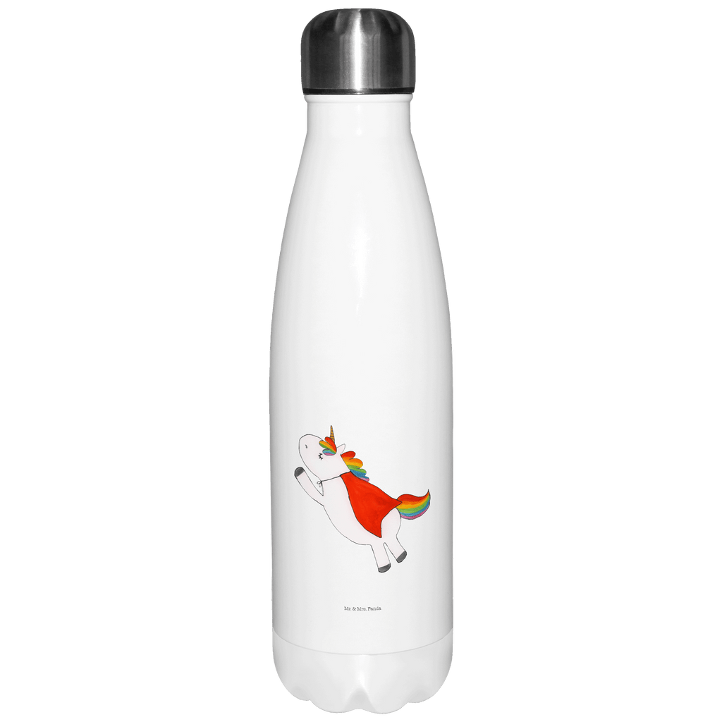 Thermosflasche Einhorn Super Isolierflasche, Thermoflasche, Trinkflasche, Thermos, Edelstahl, Einhorn, Einhörner, Einhorn Deko, Pegasus, Unicorn, Traummann, Superheld, Held, Freundin, Geschenk, Girl, Mädchen