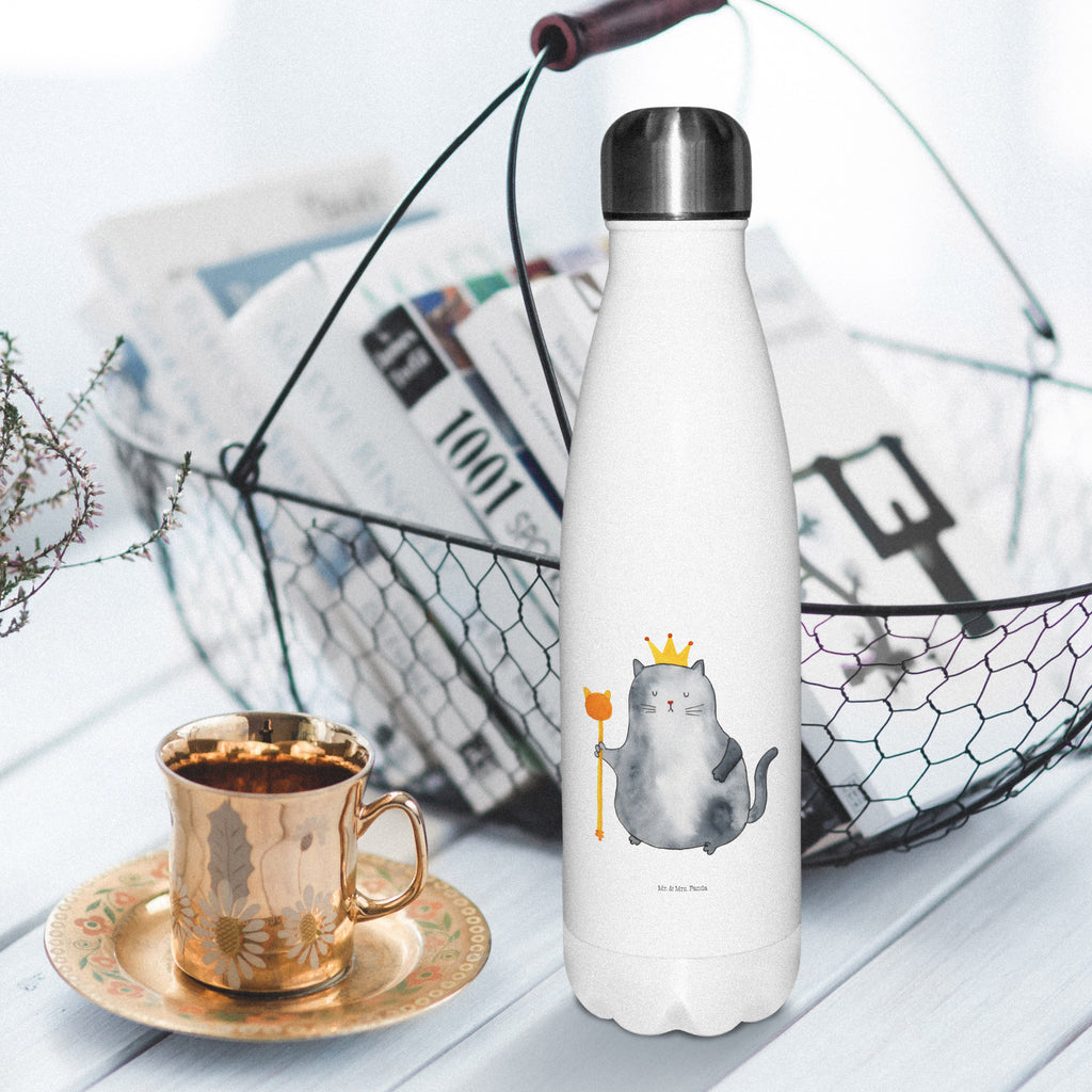 Thermosflasche Katzen Koenig Isolierflasche, Thermoflasche, Trinkflasche, Thermos, Edelstahl, Katze, Katzenmotiv, Katzenfan, Katzendeko, Katzenfreund, Katzenliebhaber, Katzenprodukte, Katzenartikel, Katzenaccessoires, Katzensouvenirs, Katzenliebhaberprodukte, Katzenmotive, Katzen, Kater, Mietze, Cat, Cats, Katzenhalter, Katzenbesitzerin, Haustier, König, Königin, Queen, Familie, Mietzhaus, Wohnung, erste eigenen Wohnung, Umzug, Einzug