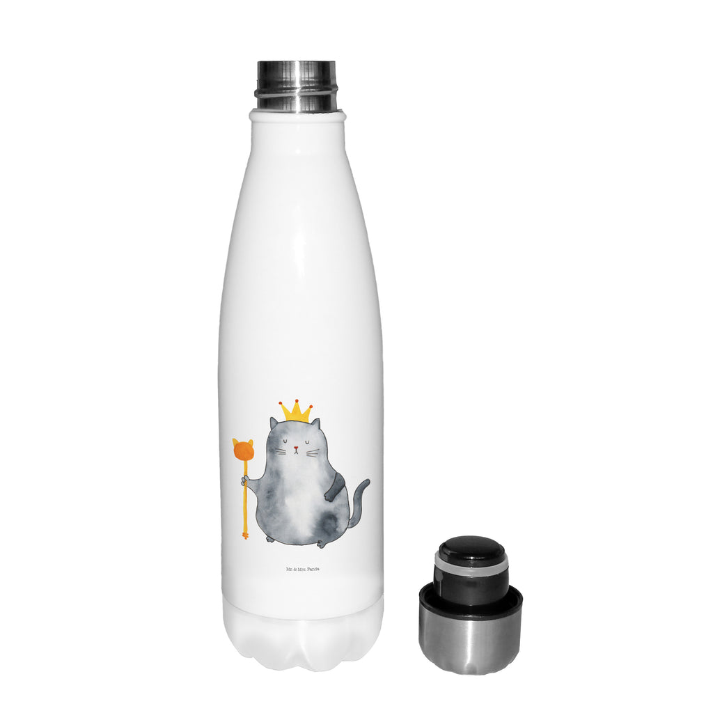 Thermosflasche Katzen Koenig Isolierflasche, Thermoflasche, Trinkflasche, Thermos, Edelstahl, Katze, Katzenmotiv, Katzenfan, Katzendeko, Katzenfreund, Katzenliebhaber, Katzenprodukte, Katzenartikel, Katzenaccessoires, Katzensouvenirs, Katzenliebhaberprodukte, Katzenmotive, Katzen, Kater, Mietze, Cat, Cats, Katzenhalter, Katzenbesitzerin, Haustier, König, Königin, Queen, Familie, Mietzhaus, Wohnung, erste eigenen Wohnung, Umzug, Einzug