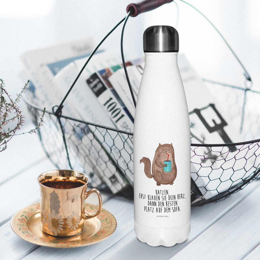 Thermosflasche Katze Dose Isolierflasche, Thermoflasche, Trinkflasche, Thermos, Edelstahl, Katze, Katzenmotiv, Katzenfan, Katzendeko, Katzenfreund, Katzenliebhaber, Katzenprodukte, Katzenartikel, Katzenaccessoires, Katzensouvenirs, Katzenliebhaberprodukte, Katzenmotive, Katzen, Kater, Mietze, Cat, Cats, Katzenhalter, Katzenbesitzerin, Haustier, Futter, Katzenfutter