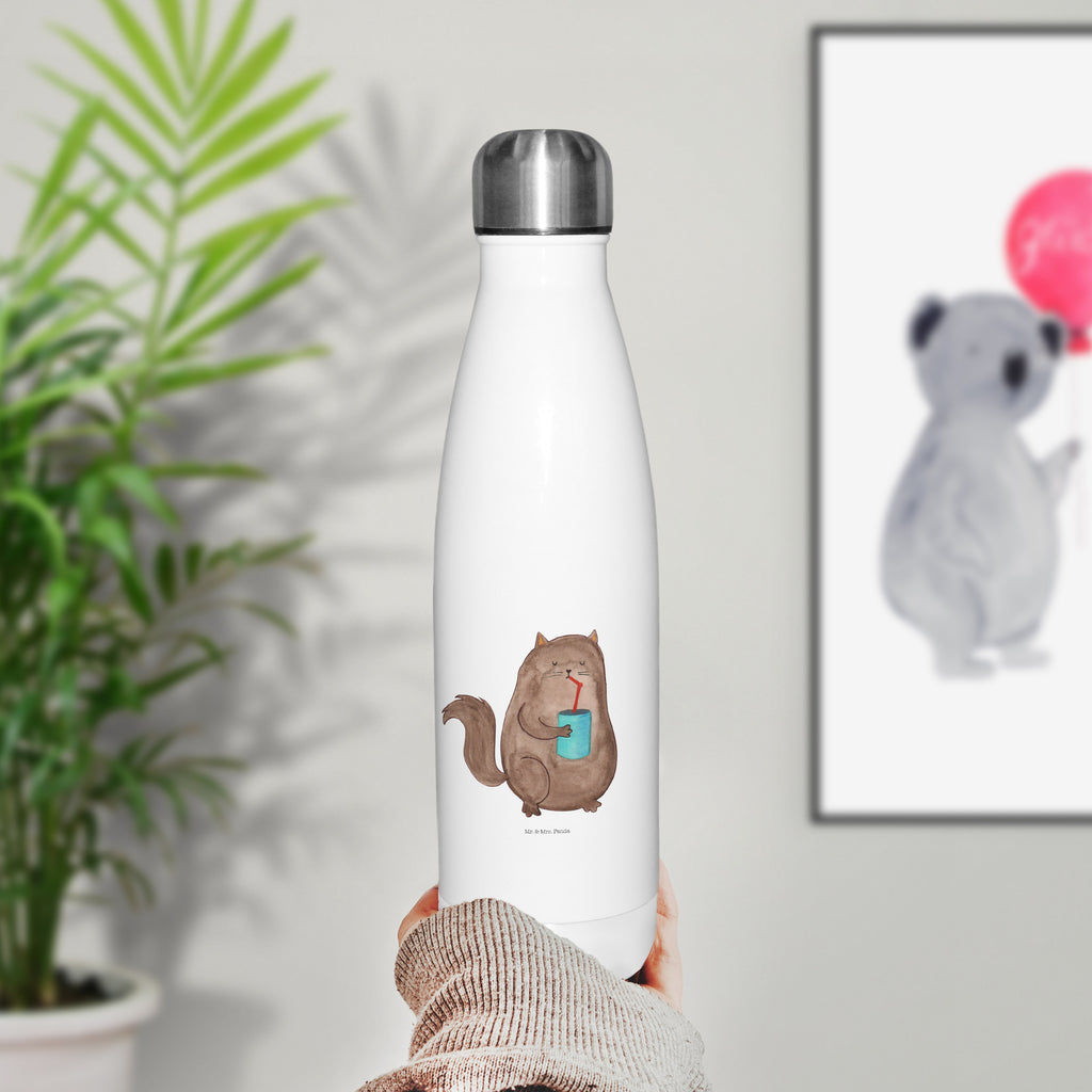 Thermosflasche Katze Dose Isolierflasche, Thermoflasche, Trinkflasche, Thermos, Edelstahl, Katze, Katzenmotiv, Katzenfan, Katzendeko, Katzenfreund, Katzenliebhaber, Katzenprodukte, Katzenartikel, Katzenaccessoires, Katzensouvenirs, Katzenliebhaberprodukte, Katzenmotive, Katzen, Kater, Mietze, Cat, Cats, Katzenhalter, Katzenbesitzerin, Haustier, Futter, Katzenfutter