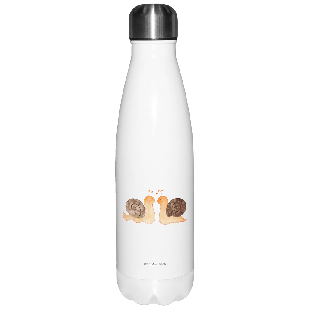 Thermosflasche Schnecken Liebe Isolierflasche, Thermoflasche, Trinkflasche, Thermos, Edelstahl, Liebe, Partner, Freund, Freundin, Ehemann, Ehefrau, Heiraten, Verlobung, Heiratsantrag, Liebesgeschenk, Jahrestag, Hocheitstag