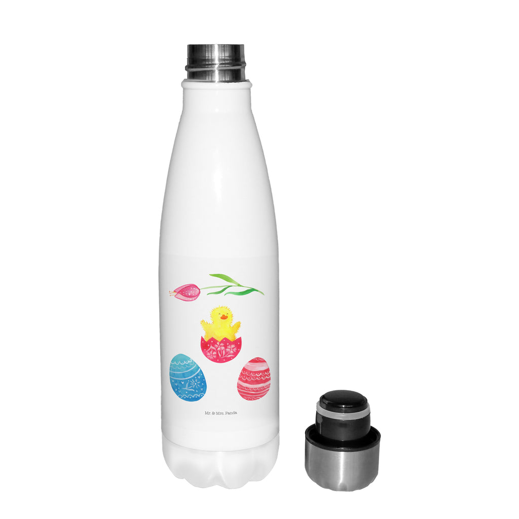 Thermosflasche Küken geschlüpft Isolierflasche, Thermoflasche, Trinkflasche, Thermos, Edelstahl, Ostern, Osterhase, Ostergeschenke, Osternest, Osterdeko, Geschenk zu Ostern, Küken, Osterei, Ostereier, Ei, Frühlingsgefühle, Freude, Grüße, liebe Grüße, Frohe Ostern, Ostergrüße