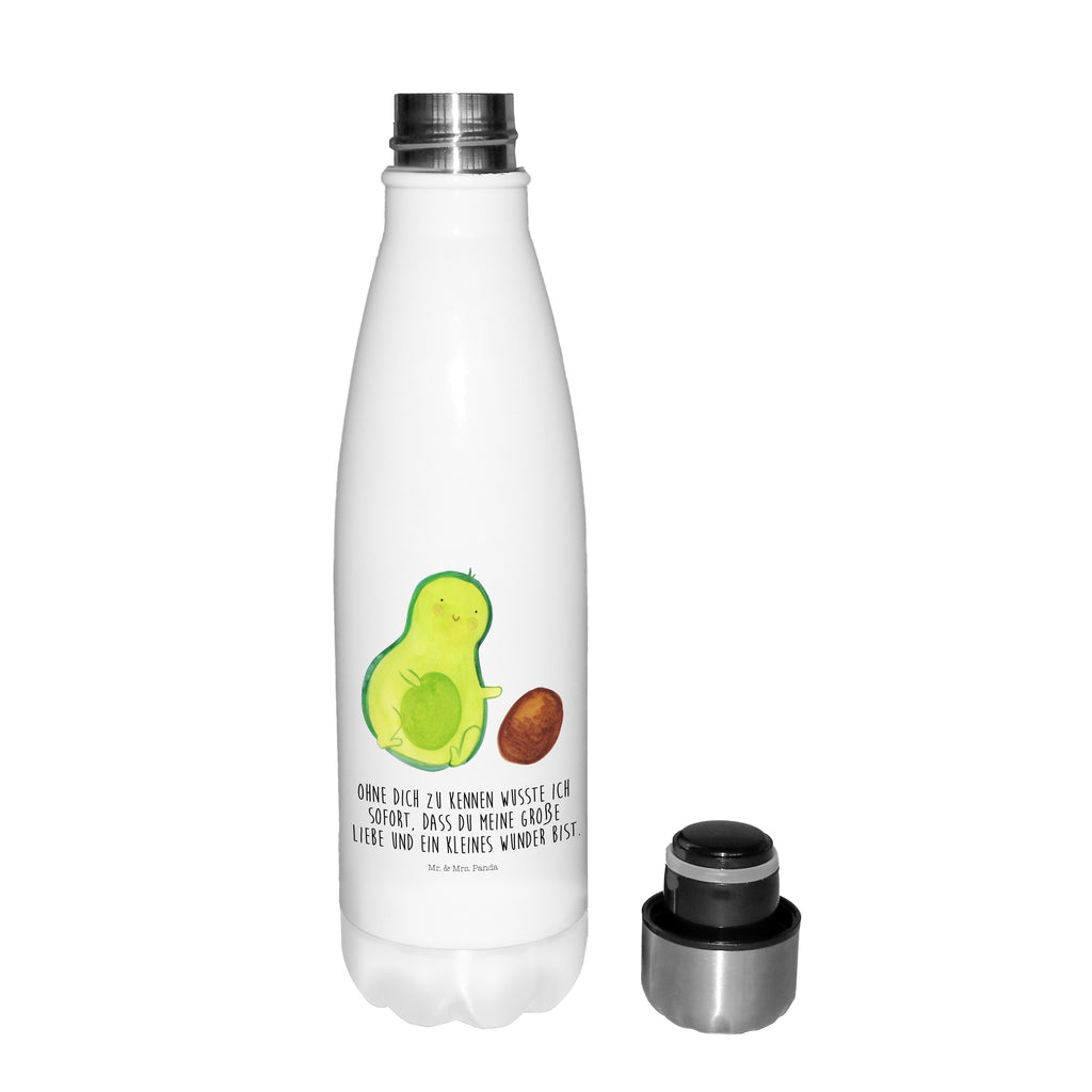 Thermosflasche Avocado rollt Kern Isolierflasche, Thermoflasche, Trinkflasche, Thermos, Edelstahl, Avocado, Veggie, Vegan, Gesund, Avocados, Schwanger, Geburt, Geburtstag, Säugling, Kind, erstes Kind, zur Geburt, Schwangerschaft, Babyparty, Baby, große Liebe, Liebe, Love