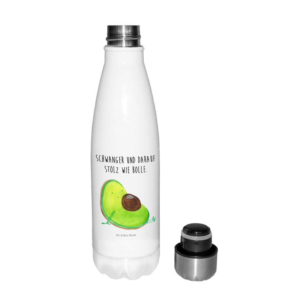 Thermosflasche Avocado schwanger Isolierflasche, Thermoflasche, Trinkflasche, Thermos, Edelstahl, Avocado, Veggie, Vegan, Gesund, schwanger, Schwangerschaft, Babyparty, Babyshower