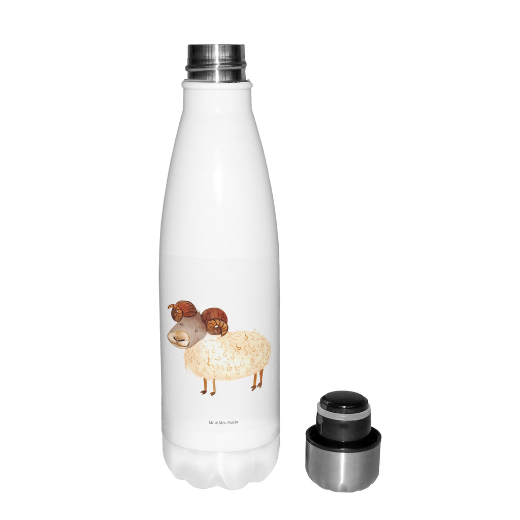 Thermosflasche Sternzeichen Widder Isolierflasche, Thermoflasche, Trinkflasche, Thermos, Edelstahl, Tierkreiszeichen, Sternzeichen, Horoskop, Astrologie, Aszendent, Widder Geschenk, Widder Sternzeichen, Geschenk März, Geschenk April, Geburtstag März, Geburtstag April, Bock, Schafbock