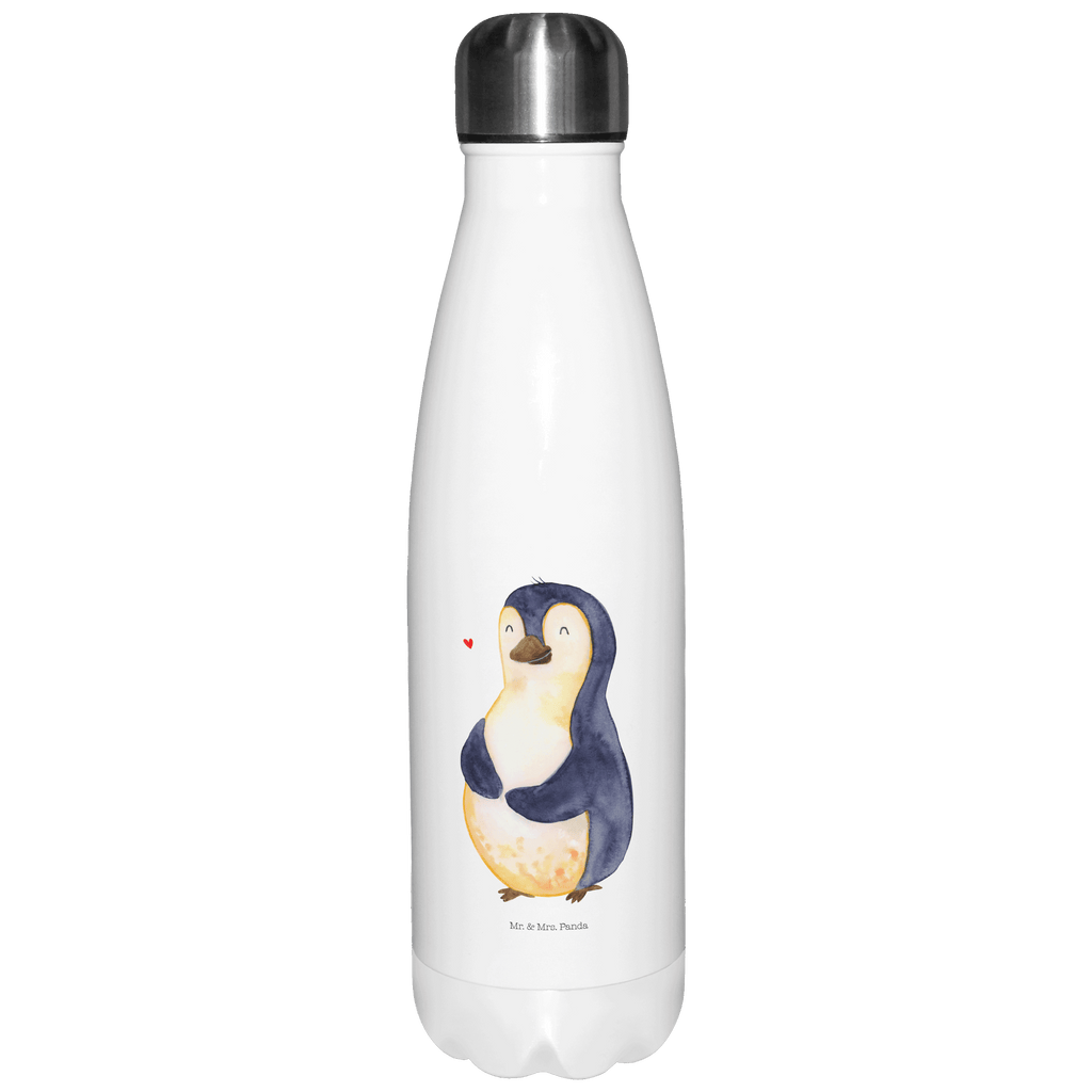 Thermosflasche Pinguin Diät Isolierflasche, Thermoflasche, Trinkflasche, Thermos, Edelstahl, Pinguin, Pinguine, Diät, Abnehmen, Abspecken, Gewicht, Motivation, Selbstliebe, Körperliebe, Selbstrespekt