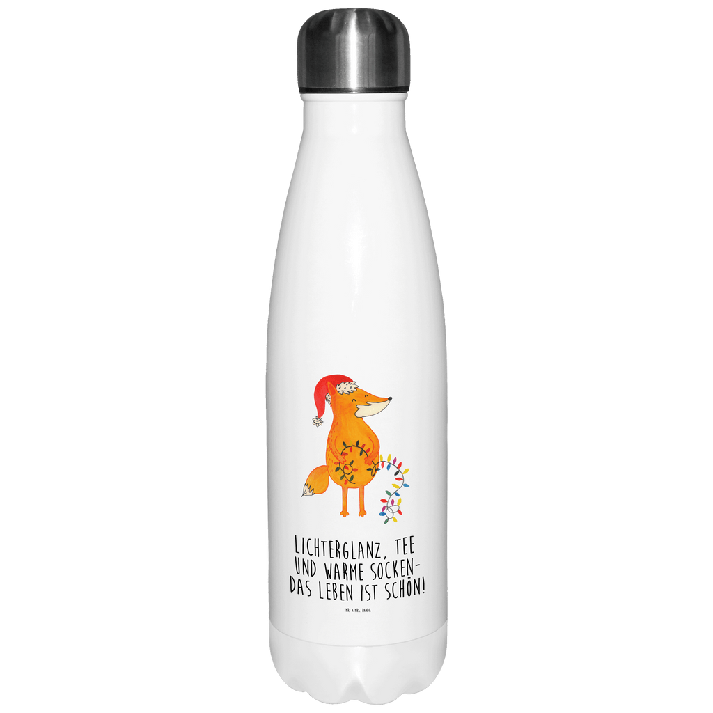 Thermosflasche Fuchs Weihnachten Isolierflasche, Thermoflasche, Trinkflasche, Thermos, Edelstahl, Winter, Weihnachten, Weihnachtsdeko, Nikolaus, Advent, Heiligabend, Wintermotiv, Fuchs, Füchse, Spruch schön, Geschenk Weihnachten, Weihnachtsmann, Weihnachtszeit