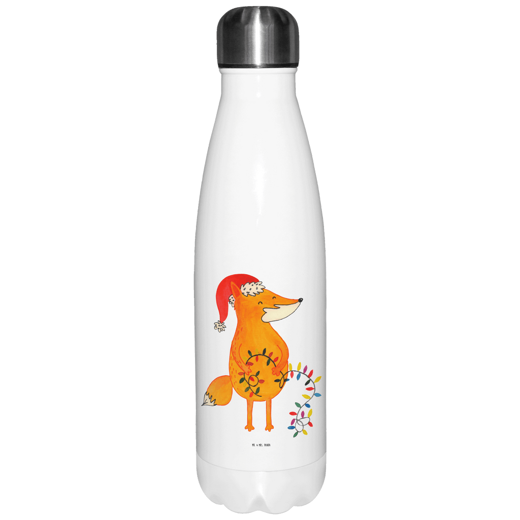 Thermosflasche Fuchs Weihnachten Isolierflasche, Thermoflasche, Trinkflasche, Thermos, Edelstahl, Winter, Weihnachten, Weihnachtsdeko, Nikolaus, Advent, Heiligabend, Wintermotiv, Fuchs, Füchse, Spruch schön, Geschenk Weihnachten, Weihnachtsmann, Weihnachtszeit